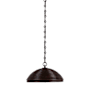 Visual Comfort Emerson 16" Wide Pendant Bronze / Espresso Rattan