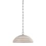Visual Comfort Emerson 16" Wide Pendant Polished Nickel / Ash Rattan
