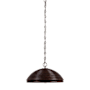 Visual Comfort Emerson 16" Wide Pendant Polished Nickel / Espresso Rattan