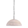 Visual Comfort Emerson 23" Wide Pendant Bronze / Ash Rattan