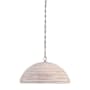 Visual Comfort Emerson 23" Wide Pendant Polished Nickel / Ash Rattan