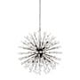 Visual Comfort Lys 18 Light 42" Wide Abstract Sputnik Chandelier Bronze / Alabaster