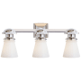 Visual Comfort New York Subway 23" Bath Light by E.F. Chapman Chrome