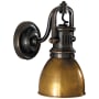 Visual Comfort Yoke 10-1/4" High Wall Sconce with Metal Shade Bronze