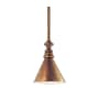 Visual Comfort Boston 7" Pendant Light by E. F. Chapman Hand Rubbed Antique Brass