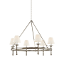 Visual Comfort Classic 6 Light 33" Wide Chandelier Polished Nickel
