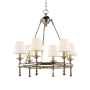 Visual Comfort Classic 6 Light 26" Wide Chandelier Polished Nickel