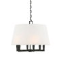 Visual Comfort Square 6 Light 24" Wide Chandelier Bronze