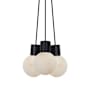 Visual Comfort Mina 9" Wide LED Multi Light Pendant Black