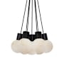 Visual Comfort Mina 14" Wide LED Multi Light Pendant Black