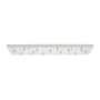 Visual Comfort Multiport 84" Wide 13 Light Multiport Pendant Canopy Polished Nickel