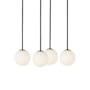 Visual Comfort Orbet 11" Wide LED Multi Light Pendant Hand Rubbed Antique Brass