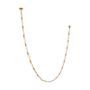 Visual Comfort Catena 20 Light LED Crystal Linear Pendant with 277V Remote Driver - 2700K Hand Rubbed Antique Brass