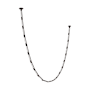 Visual Comfort Catena 20 Light LED Crystal Linear Pendant with Surface Driver - 3000K Bronze