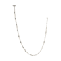 Visual Comfort Catena 20 Light LED Crystal Linear Pendant with Surface Driver - 3000K Polished Nickel