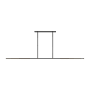 Visual Comfort Cityscape 73" Wide Linear Chandelier Bronze