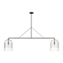 Visual Comfort Leano 2 Light 10" Wide Chandelier Bronze