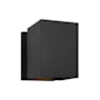Visual Comfort Pohl 7" Tall Outdoor Wall Sconce with Durable StoneStrong Shade Textured Black