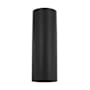 Visual Comfort Outdoor Cylinders 2 Light 14" Tall Outdoor Wall Sconce with Durable StoneStrong Shade Textured Black