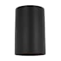 Visual Comfort Outdoor Cylinders 9" Tall Outdoor Wall Sconce with Durable StoneStrong Shade Textured Black