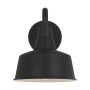 Visual Comfort Barn Light 10" Tall Outdoor Wall Sconce with Durable StoneStrong Shade Textured Black