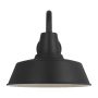 Visual Comfort Barn Light 14" Tall Outdoor Wall Sconce with Durable StoneStrong Shade Textured Black