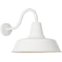 Visual Comfort Barn Light 15" Tall Outdoor Wall Sconce with Durable StoneStrong Shade Outdoor Textured White