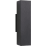 Visual Comfort Pressa 12" Tall LED Outdoor Wall Sconce - 2700K, 90 CRI, 887 Lumens Black