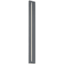 Visual Comfort Aspen 48" Tall LED Outdoor Wall Sconce Charcoal