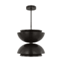 Visual Comfort Shanti 21" Wide LED Pendant with Shade Dark Bronze
