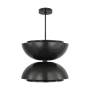 Visual Comfort Shanti 26" Wide LED Pendant with Shade Dark Bronze