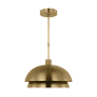 Visual Comfort Shanti 21" Wide LED Pendant Natural Brass