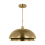 Visual Comfort Shanti 26" Wide LED Pendant Natural Brass