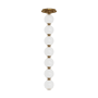 Visual Comfort Perle 3" Wide Multi Light Pendant Natural Brass