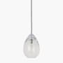 Visual Comfort Alina 9" Wide Mini Pendant Polished Nickel