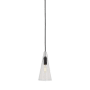 Visual Comfort Lustra 4" Wide Mini Pendant Nightshade Black