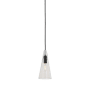 Visual Comfort Selina 5" Wide Mini Pendant Nightshade Black