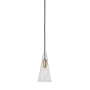 Visual Comfort Selina 5" Wide Mini Pendant Natural Brass
