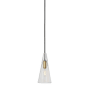 Visual Comfort Selina 5" Wide LED Mini Pendant Natural Brass