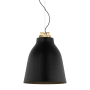 Visual Comfort Forge 16" Wide LED Pendant Natural Brass / Black