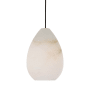 Visual Comfort Alina 9" Wide LED Mini Pendant Polished Nickel