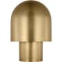 Visual Comfort Kennett 18" Tall LED Accent Table Lamp - 2700K, 90 CRI, 394 Lumens Natural Brass