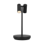 Visual Comfort Doppia 10" Tall LED Spotlight Table Lamp Black