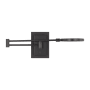 Visual Comfort Spectica 5" Tall LED Wall Sconce Matte Black