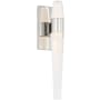 Visual Comfort Lassell 2 Light 11" Tall LED Bathroom Sconce Polished Nickel