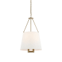 Visual Comfort Dalston 4 Light 21" Wide Pendant Hand-Rubbed Antique Brass
