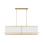 Visual Comfort Dresden 5 Light 16" Wide Linear Pendant Coastal Gild