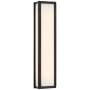 Visual Comfort Mercer 24" Long Box Light with White Glass by Thomas O'Brien Bronze