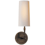 Visual Comfort TOB 2017BZ-NP Ziyi 13-3/4" High Wall Sconce | Build.com