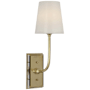 Visual Comfort Hulton 18" Tall LED Wall Sconce Hand-Rubbed Antique Brass